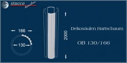Dekosäulen Hartschaum OB 130/166 für den Säulenschaft