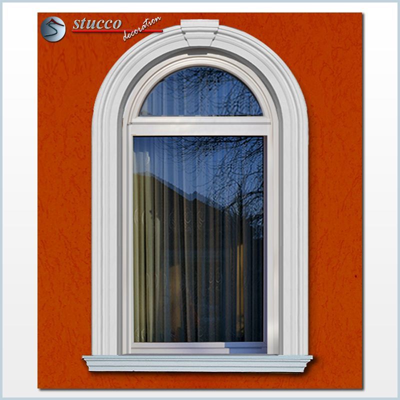 Flexible Fasadenprofile als Fensterverzierung