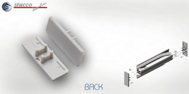 Endkappen Alu BACK