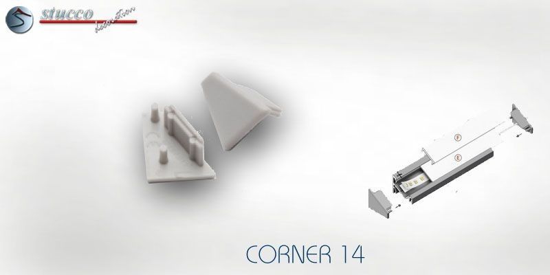 Endkappen Alu CORNER 14