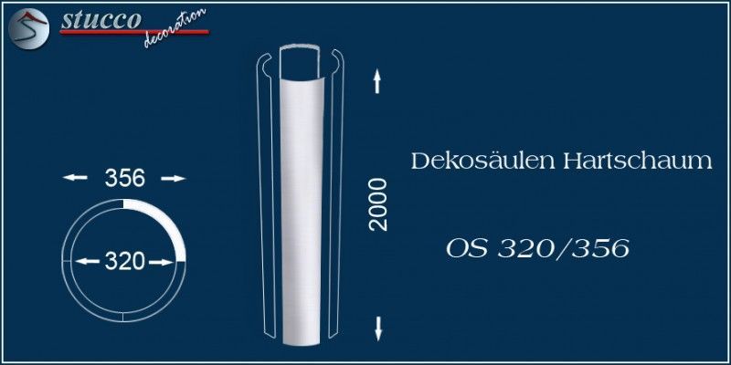 Dekosäulen Hartschaum OS 320/356
