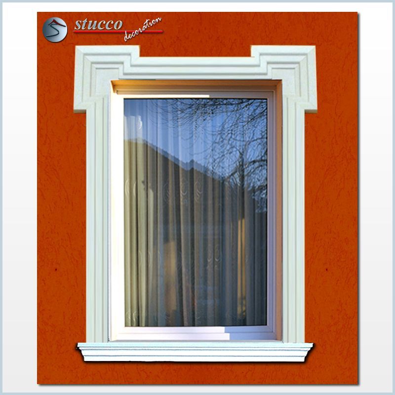 Fassadenstuck als Fensterumrandung