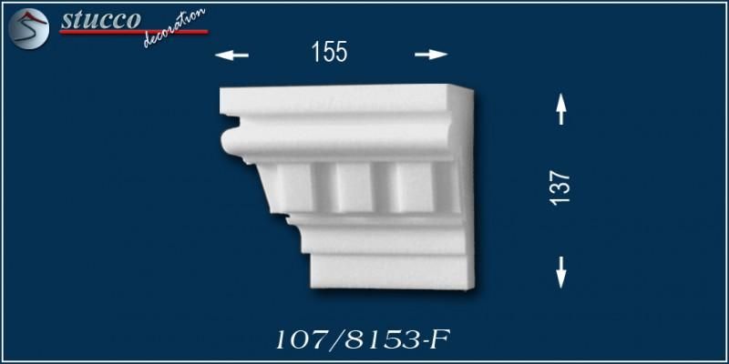 Fassadenelement linkes Schließelement zum Fenster Canberra 107-F