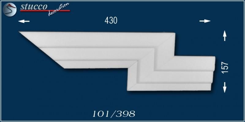 Fassadenelement rechtes doppeltes Eckelement zum Fenster Nairobi 101