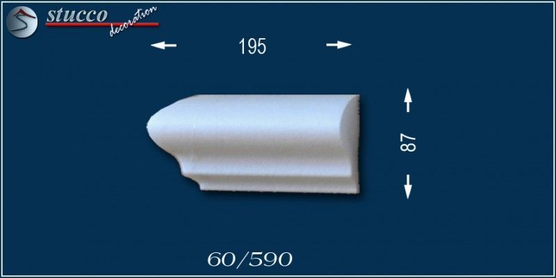 Fassadenprofile linkes Schließelement zum Fenster Soul 60