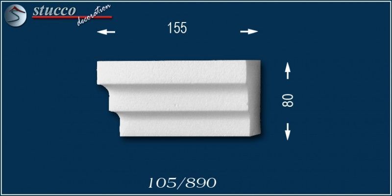 Fensterbankprofil linkes Schließelement zum Fenster Idaho 105