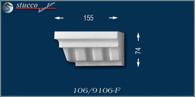 Fensterbank linkes Schließelement zum Fenster Jakarta 106-F