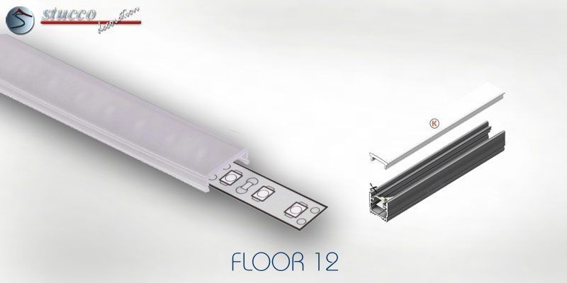 Abdeckung opal K Click ALU FLOOR 12