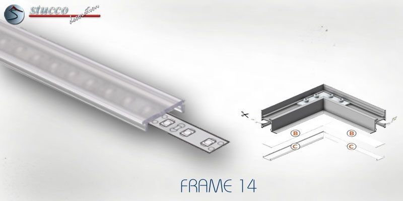 Abdeckung transparent C Click ALU FRAME 14