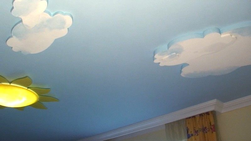 Gabriel riesige Wolke als Kinderzimmmer Dekoration Decke