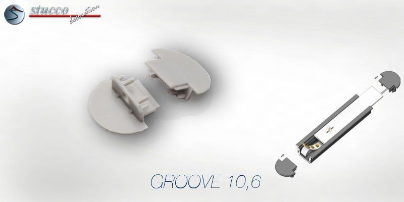 Endkappen Alu GROOVE