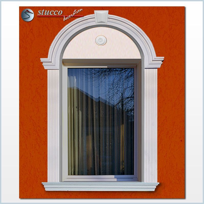 Flexible Stuckleisten zur Außenstuck Fensterverzierung bzw. Türverzierung