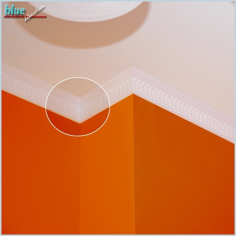 Stuckleisten B19 inneres Eckelement mit Fenstermotiv