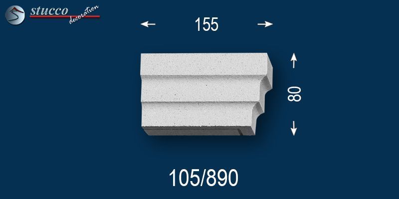 Fensterbank rechtes beschichtetes Schließelement zum Fenster Idaho 105