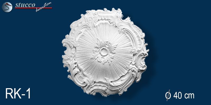 Stuck Rosette klassisch RK-1