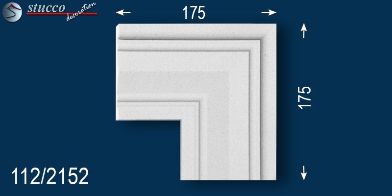 Fassadenprofil Eckelement Georgetown 112 beschichtet