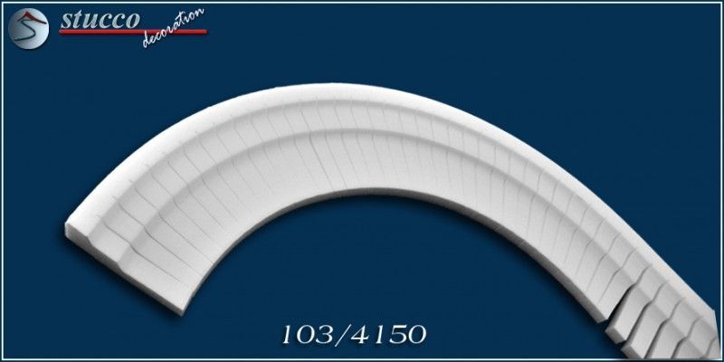 Fassadenstuck flexible Zierleisten für äußeren Bogen Ankara 108