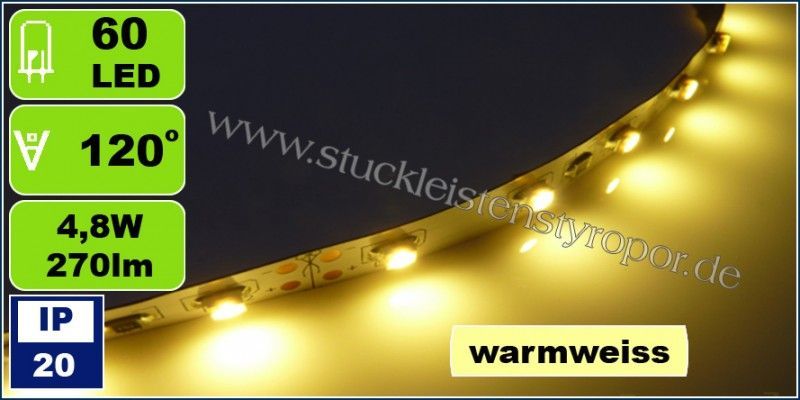 5630 SMD 60 LED Streifen warmweiß