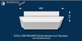 Erfurt 208-460x460 Deckenlampe ohne LED Beleuchtung
