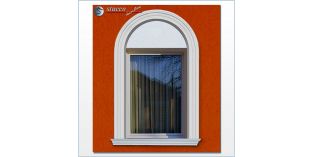 101. Fassaden Idee: flexible Stuckleisten für Fensterverzierung / Türverzierung