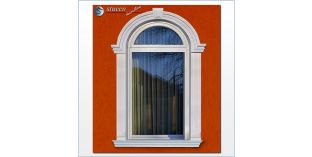 100. Fassaden Idee: flexible Stuckleisten zur Fassadenstuck Fensterumrandung / Türumrandung