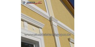 120. Fassaden Idee: Fassadenprofile als Gurtgesims / Pilaster