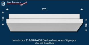 Innsbruck 214-970x460 Deckenlampe ohne LED Beleuchtung