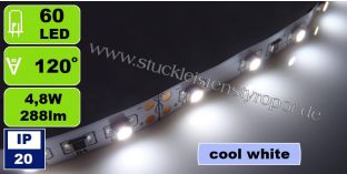 Aussendeko P6Q5 5M 600 3528SMD LED Leiste Strip Band Streifen Weiss f.Innen 