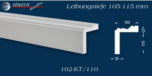 L-Profil für Laibung und Faschen Oxford 102-KT 105-115 mm