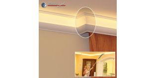 Äußeres Eckelement für indirekte Beleuchtung München 205 PLEXI PLUS
