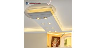 Endstück für direkte und indirekte Beleuchtung München 400+2x205 PLEXI PLUS