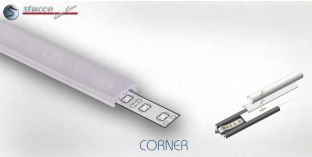 Abdeckung opal C Click ALU CORNER