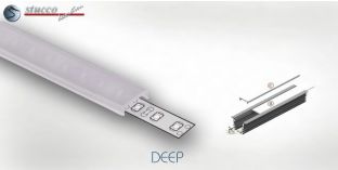 Abdeckung opal C Click ALU DEEP