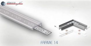 Abdeckung transparent C Click ALU FRAME 14