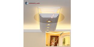 Endstück mit Lüftungsgitter für direkte und indirekte Beleuchtung Dortmund 190+2x209 PLEXI PLUS