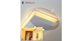 Endstück zur LED Stuckleiste Essen 400+2x202 PLEXI PLUS