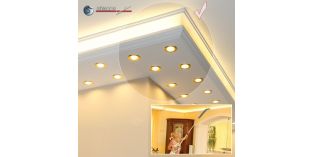 Äußeres Eckelement LED Profil 400+202 PLEXI PLUS