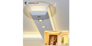 Endstück mit Lüftung zur LED Leiste 190+2x202 PLEXI PLUS