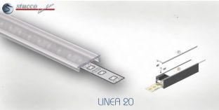 Abdeckung transparent F Click ALU LINEA 20