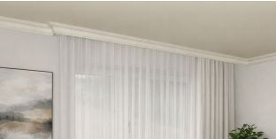 Vorhangleiste zur Stuckleiste Frankfurt 09