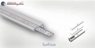 Abdeckung transparent C Click ALU SURFACE