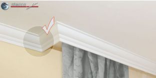 Vorhangleiste zur Stuckleiste Roma 28