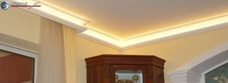 Beleuchtung indirekt mit Stuckleisten aus Styropor Beleuchtung indirekt mit Stuckleisten aus Styropor