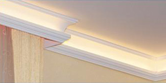 Indirekte Beleuchtung an der Decke Indirekte Beleuchtung an der Decke