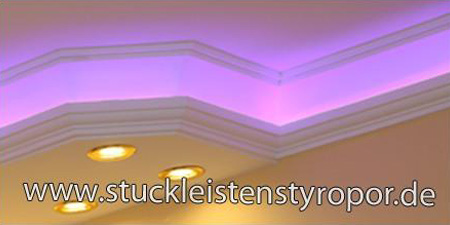 Deckenleuchten LED mit RGB Strips und LED Spots Deckenleuchten LED mit RGB Strips und LED Spots