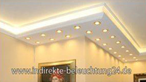 Lichtinsel für direkte und indirekte Beleuchtung LED mit Außenecke Lichtinsel für direkte und indirekte Beleuchtung LED mit Außenecke