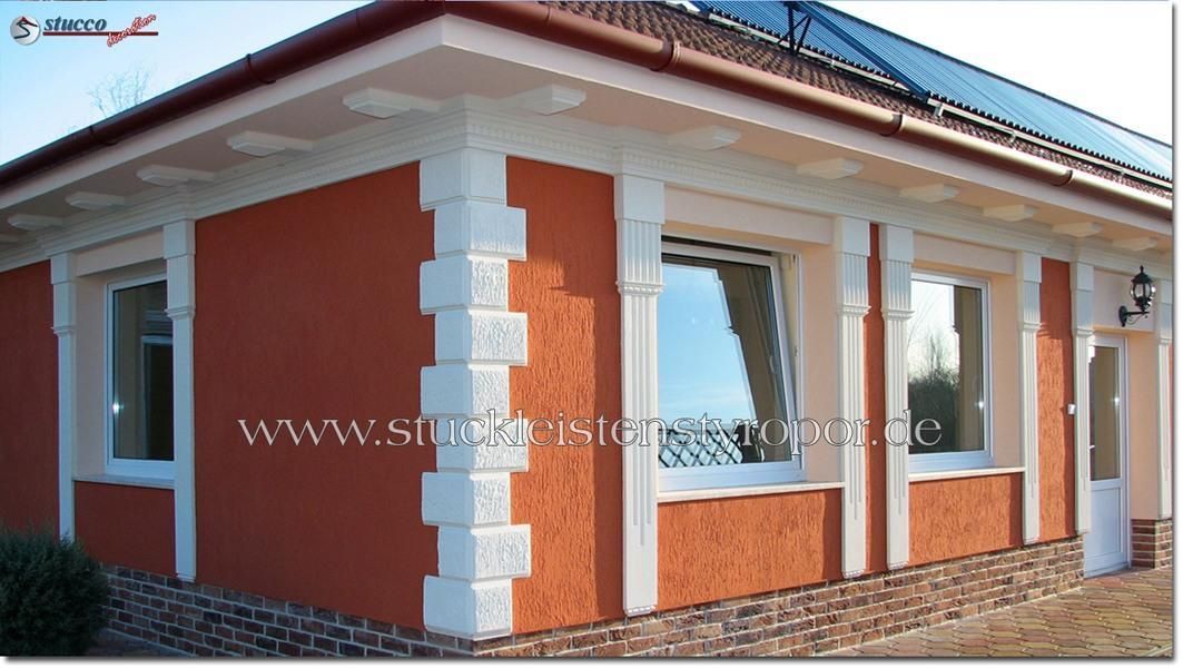 unbeschichtete Fassadenprofile aus Styropor schnell günstig