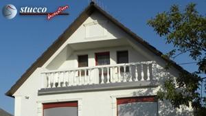 Giebel mit Aussenstuck - Fassadenidee Giebel mit Aussenstuck - Fassadenidee