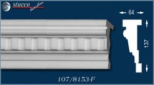Fassadenelement Stuckleisten Canberra 107-F unbeschichtet Fassadenelement Stuckleisten Canberra 107-F unbeschichtet