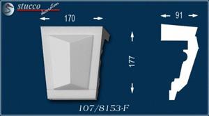 Fassadenprofil Canberra 107-F Schlussstein Fassadenprofil Canberra 107-F Schlussstein